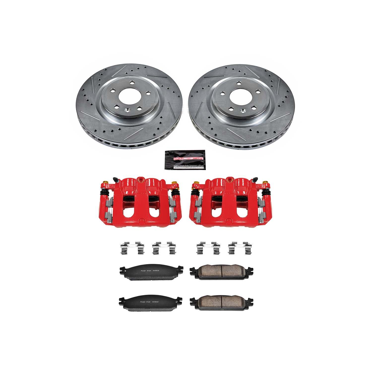 Power Stop 09-11 Ford Flex Front Z23 Evolution Sport Brake Kit w/Calipers