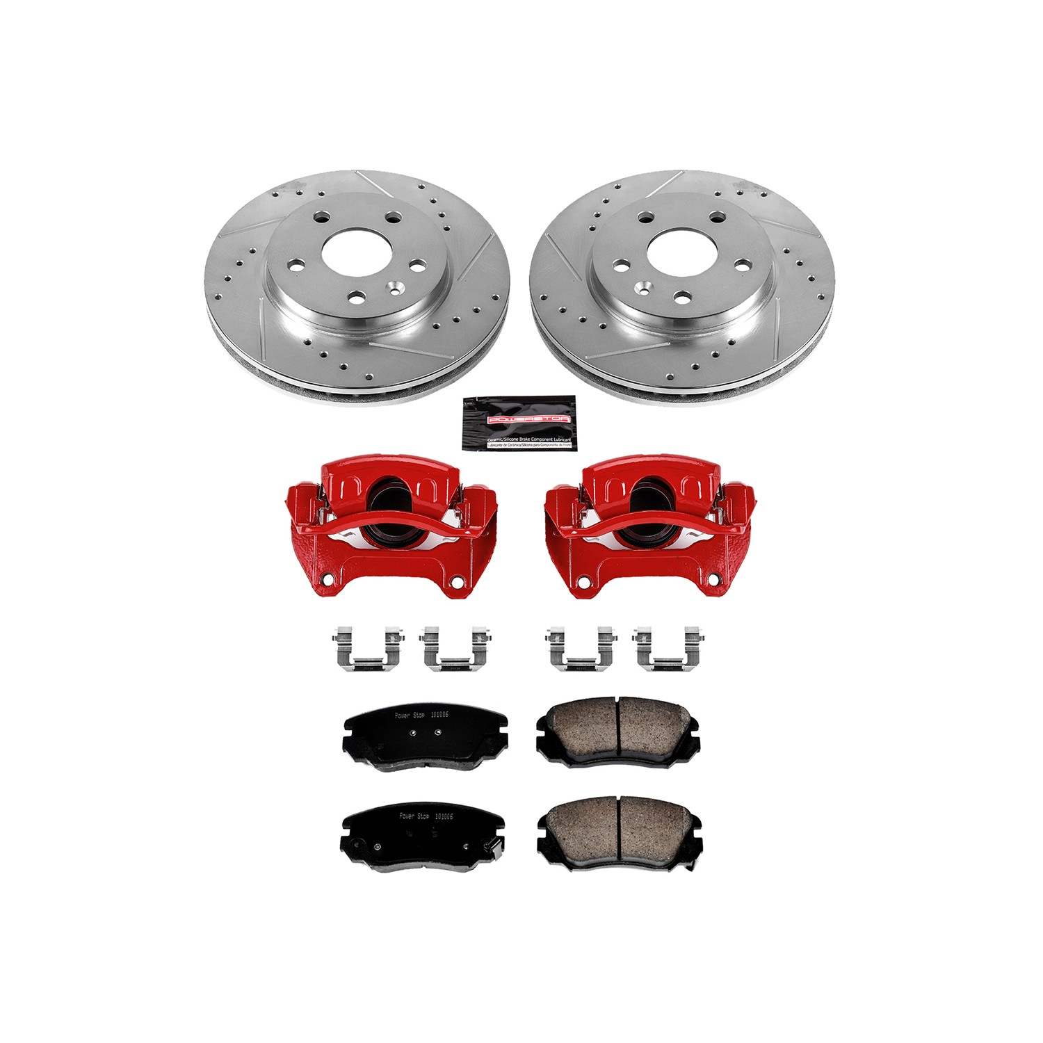 Power Stop 11-16 Buick LaCrosse Front Z23 Evolution Sport Brake Kit w/Calipers