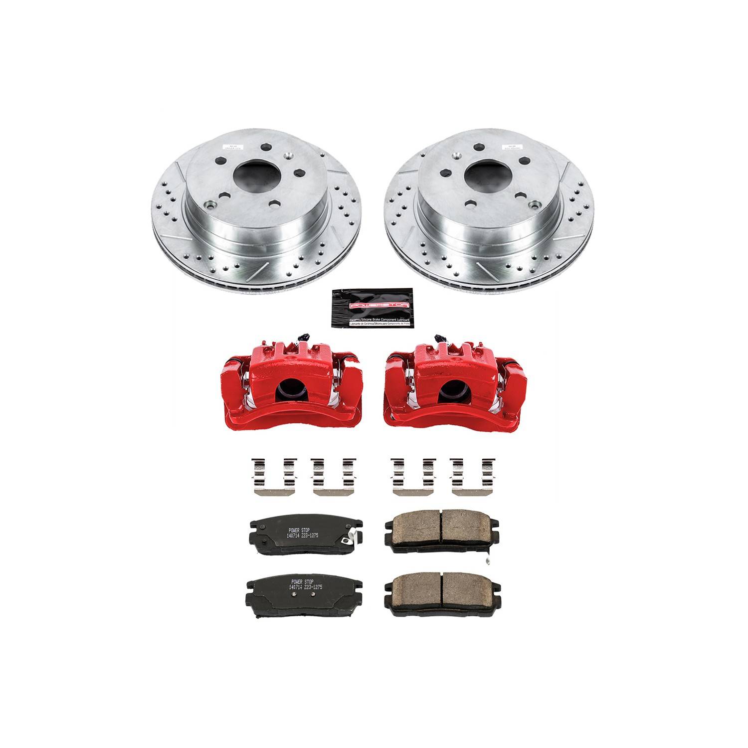 Power Stop 10-17 Chevrolet Equinox Rear Z23 Evolution Sport Brake Kit w/Calipers