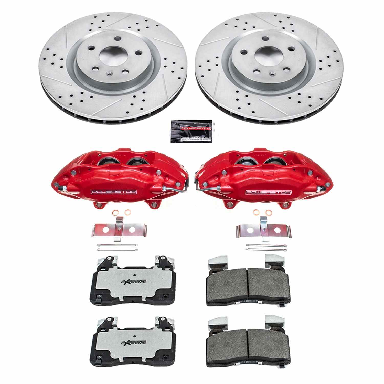 Power Stop 10-15 Chevrolet Camaro Front Z26 Street Kit w/Cals