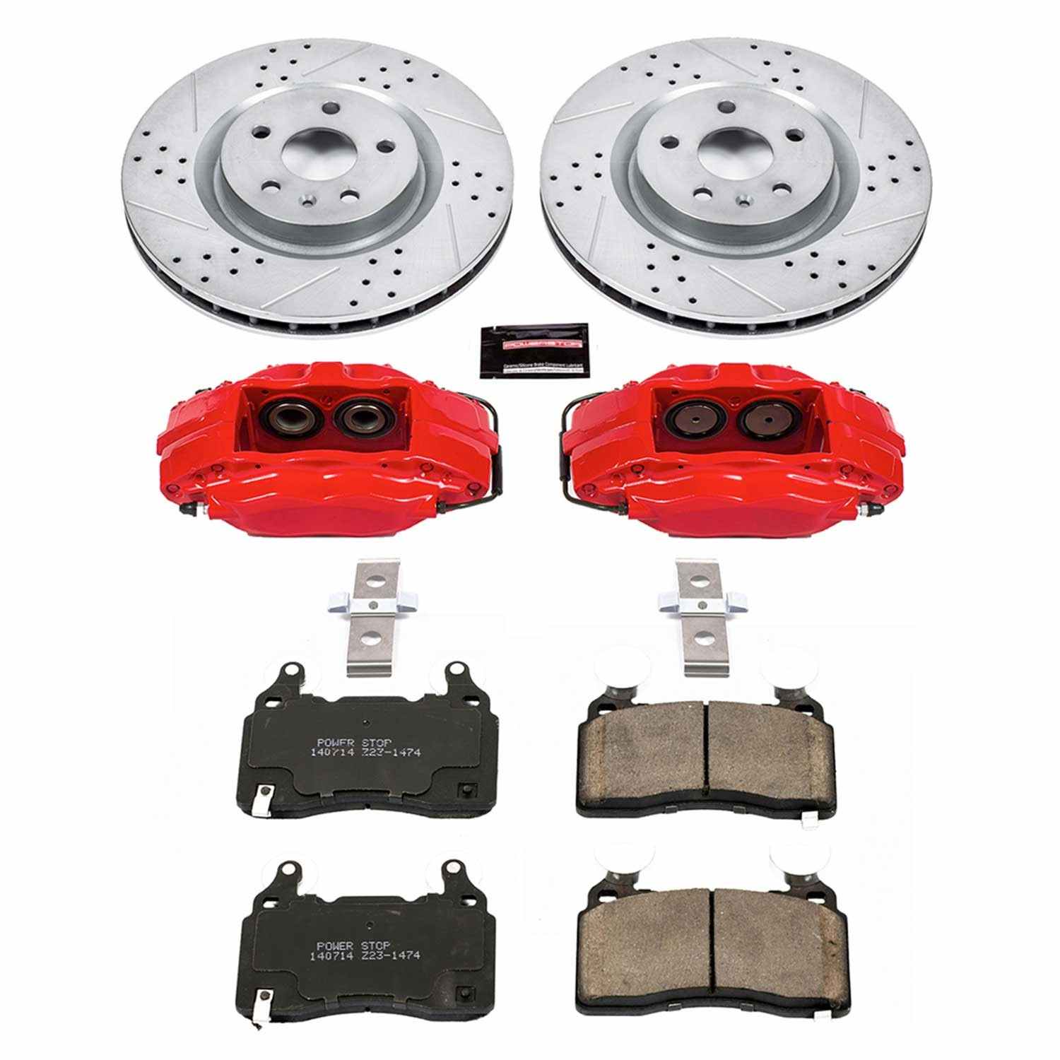 Power Stop 10-15 Chevrolet Camaro Front Z23 Evolution Sport Brake Kit w/Calipers