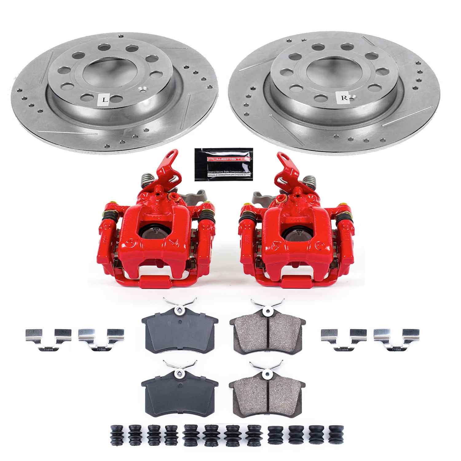 Power Stop 2019 Volkswagen Beetle Rear Z23 Evolution Sport Brake Kit w/Calipers