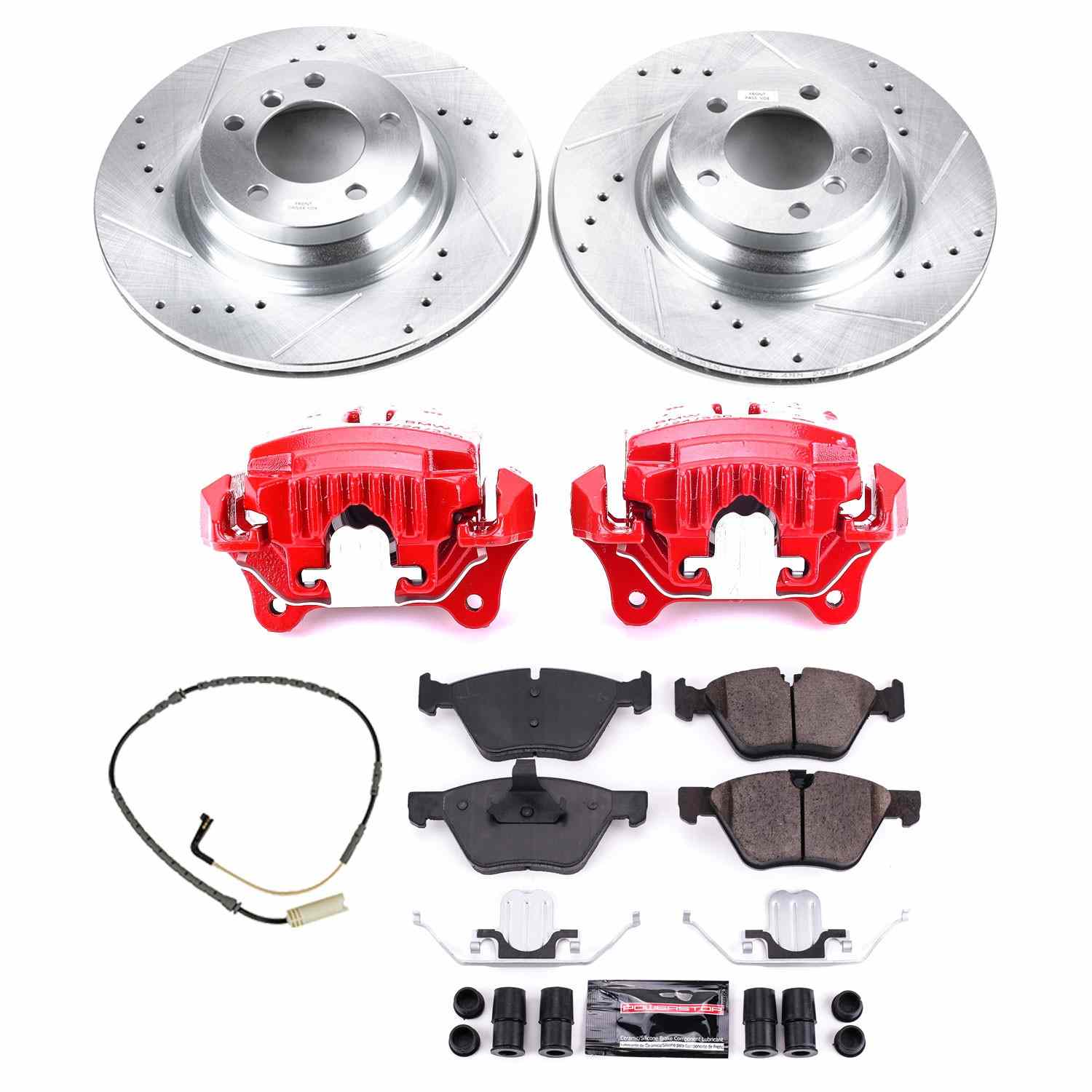Power Stop 2006 BMW 330xi Front Z23 Evolution Sport Brake Kit w/Calipers