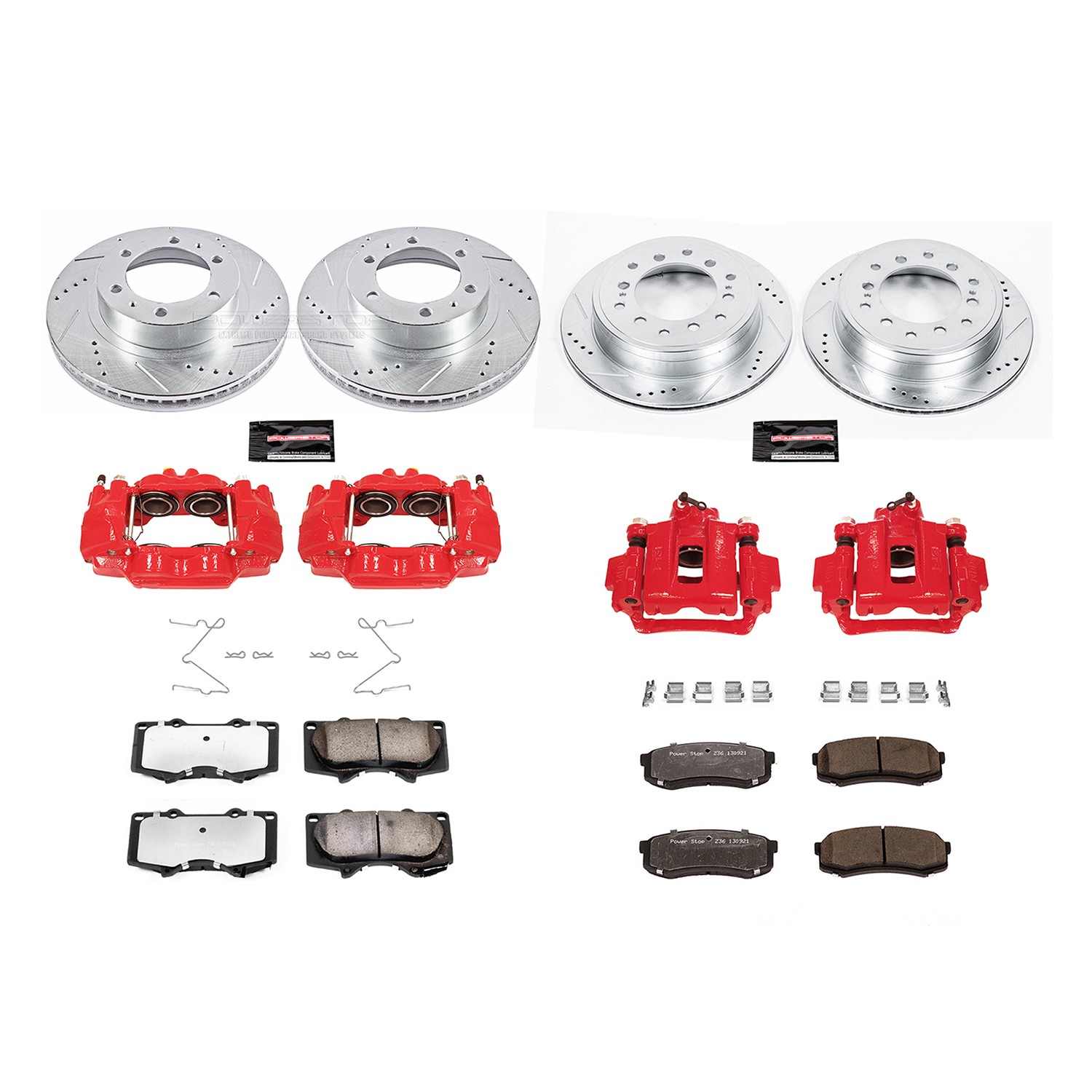 Power Stop 10-14 Toyota FJ Cruiser Front and Rear Z36 Truck & Tow Kit w/Calipers