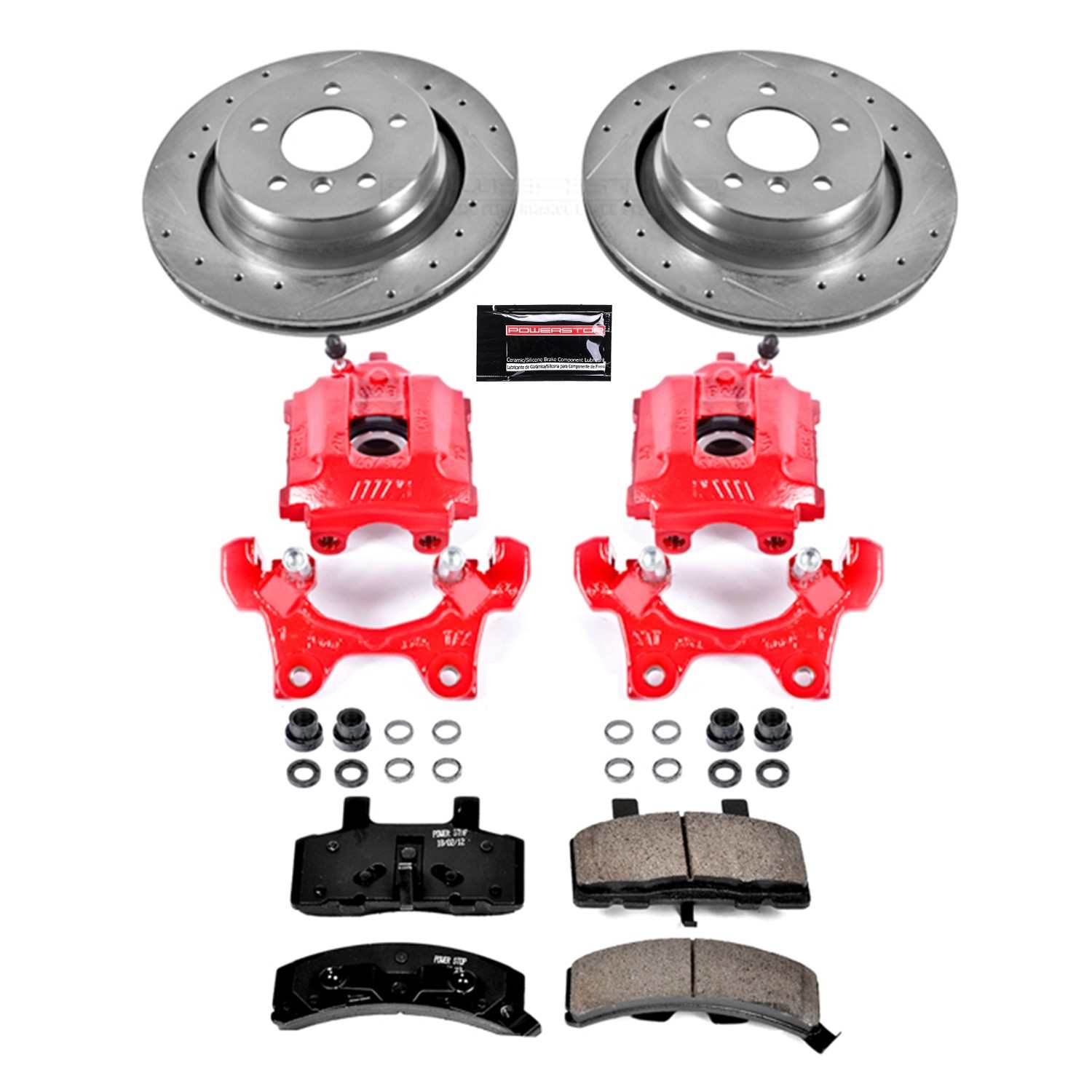Power Stop 95-99 BMW M3 Rear Z23 Evolution Sport Brake Kit w/Calipers
