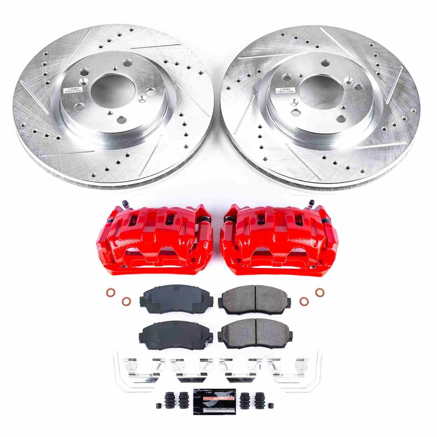Power Stop 11-14 Honda Odyssey Front Z23 Evolution Sport Brake Kit w/Calipers