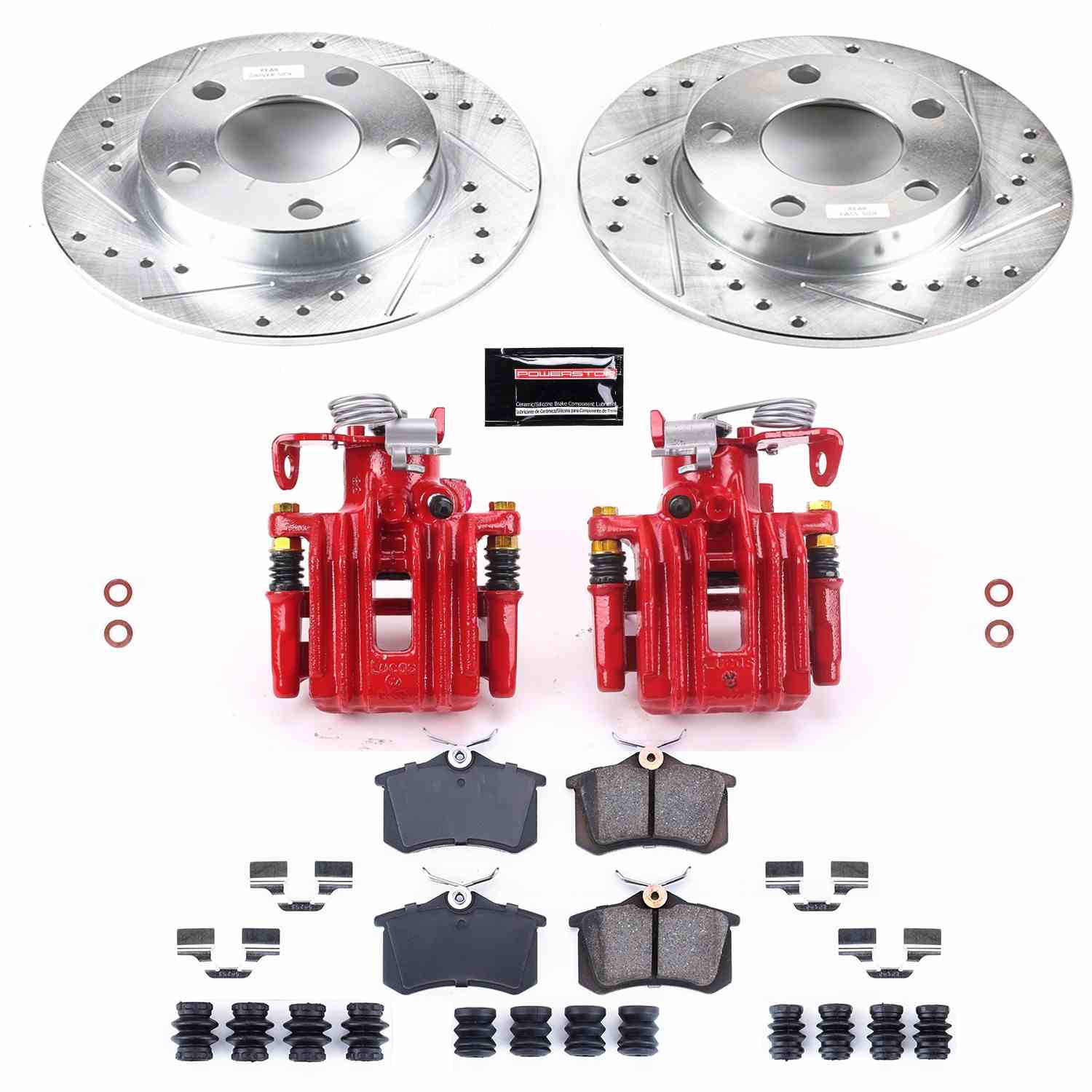 Power Stop 99-05 Volkswagen Passat Rear Z23 Evolution Sport Brake Kit w/Calipers