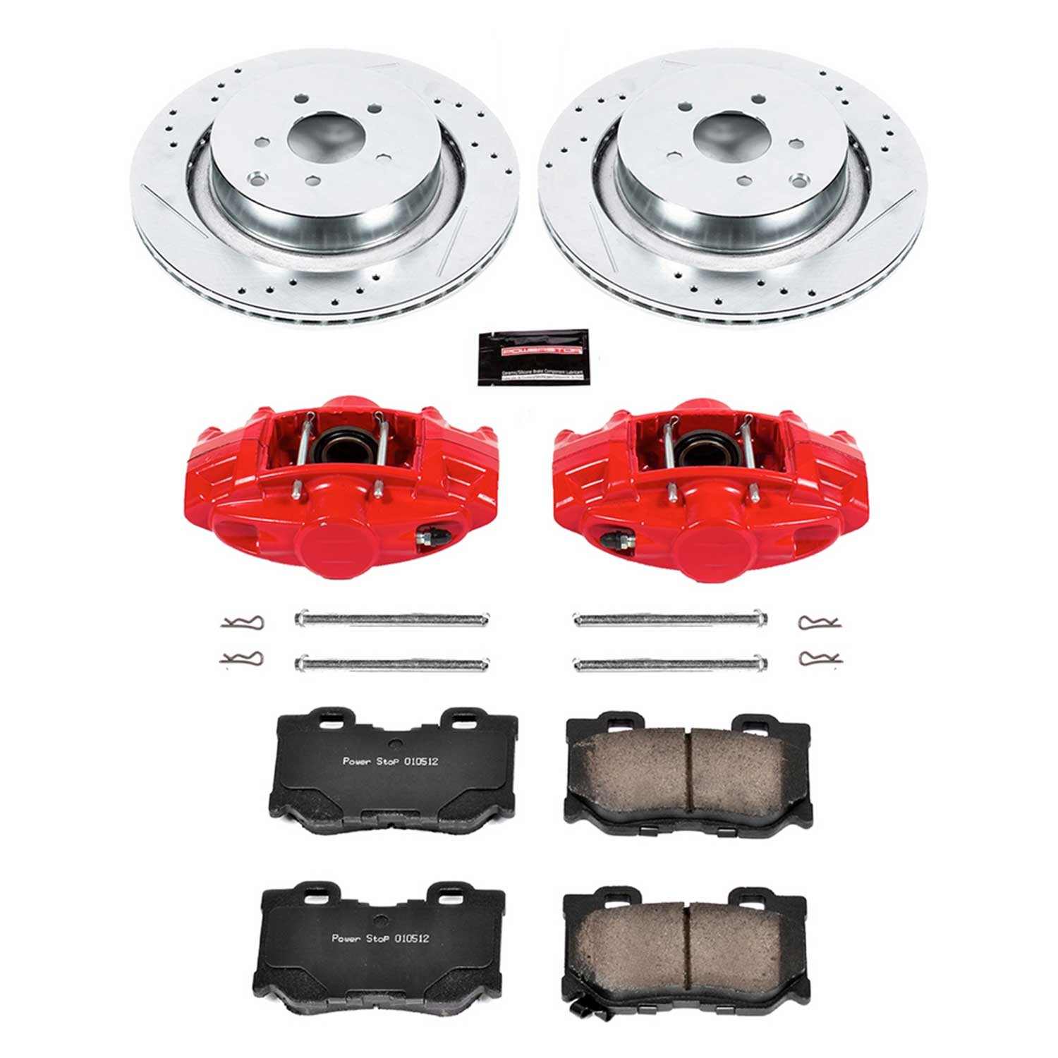 Power Stop 09-13 Infiniti FX50 Rear Z23 Evolution Sport Brake Kit w/Calipers