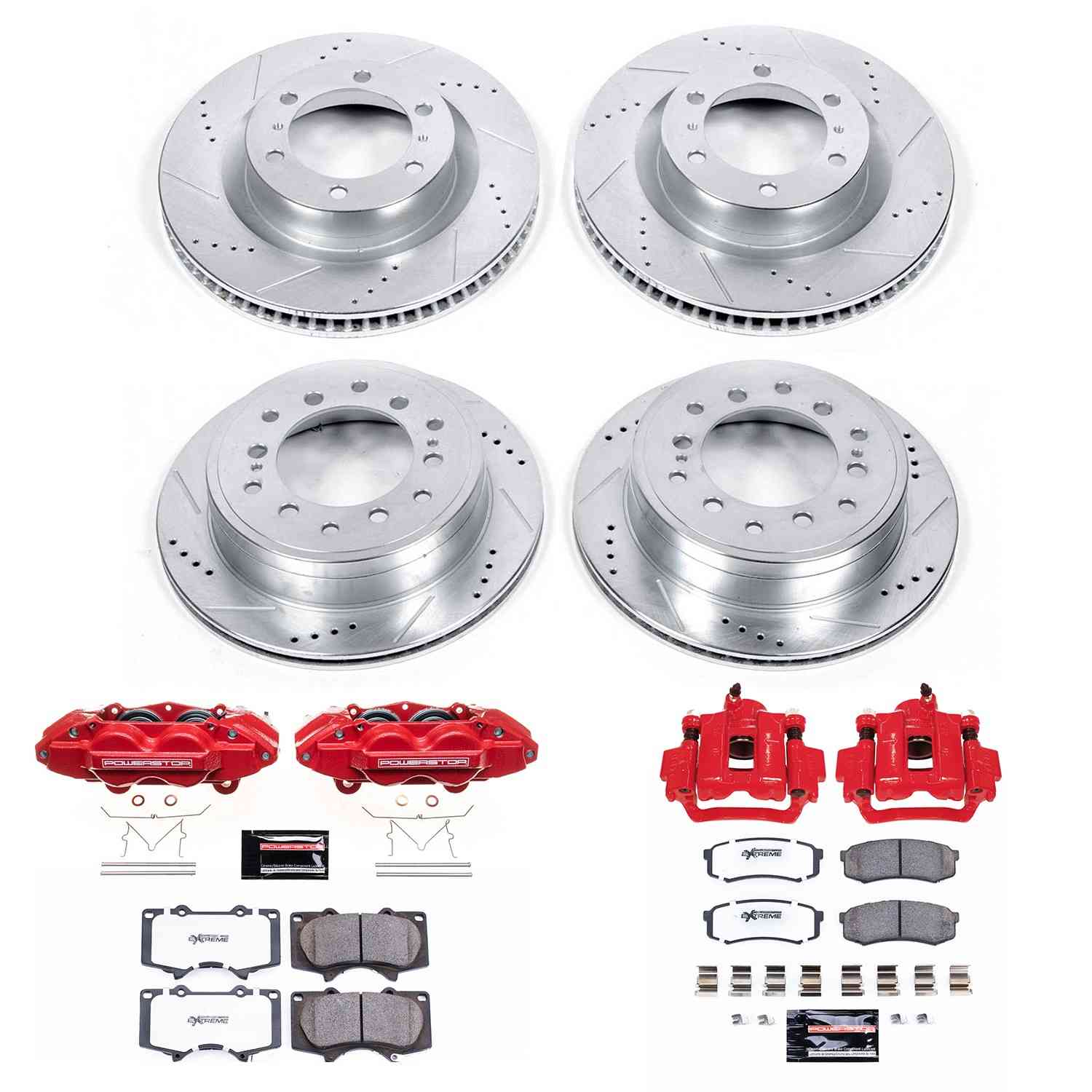 Power Stop 10-15 Toyota 4Runner Front and Rear Z36 Truck & Tow Kit w/Cals