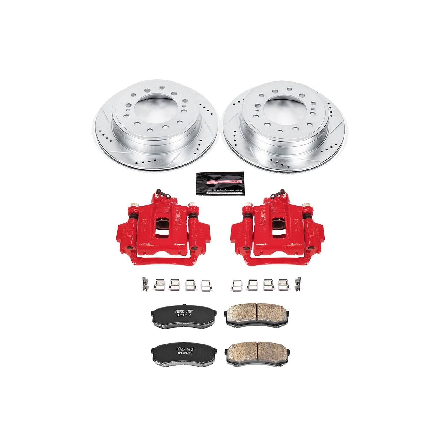 Power Stop 10-14 Toyota FJ Cruiser Rear Z23 Evolution Sport Brake Kit w/Calipers