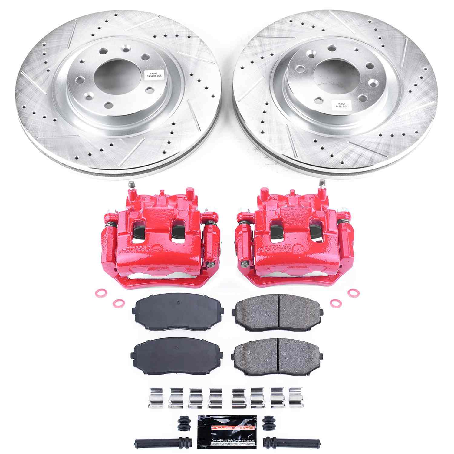 Power Stop 11-15 Mazda CX-9 Front Z23 Evolution Sport Brake Kit w/Calipers