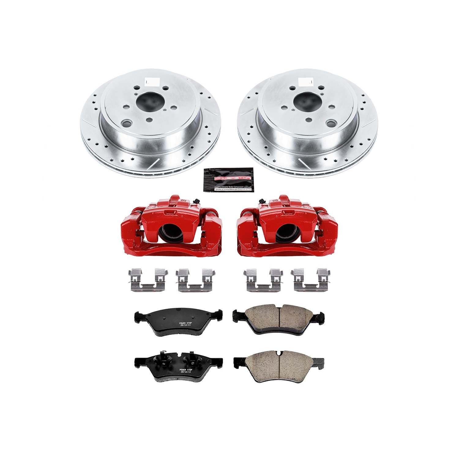 Power Stop 13-16 Scion FR-S Rear Z23 Evolution Sport Brake Kit w/Calipers