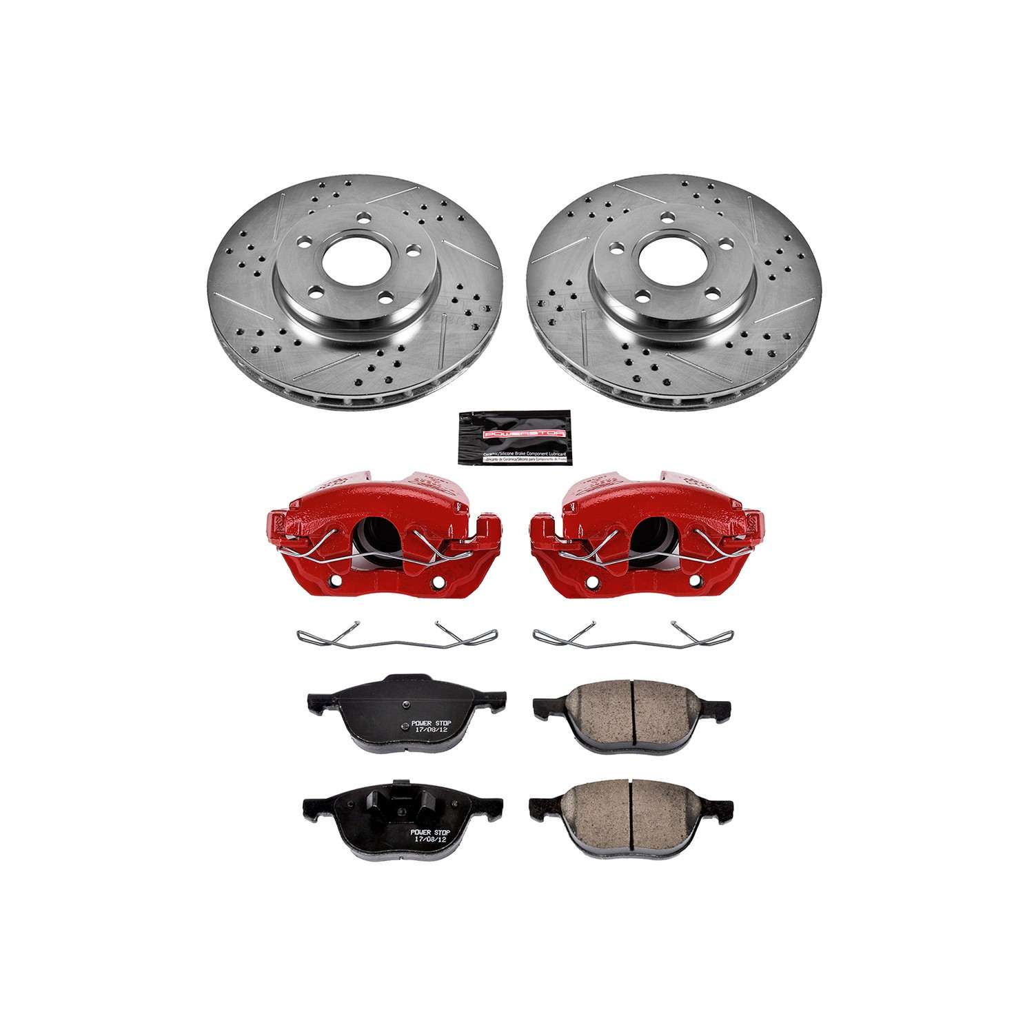 Power Stop 13-18 Ford C-Max Front Z23 Evolution Sport Brake Kit w/Calipers