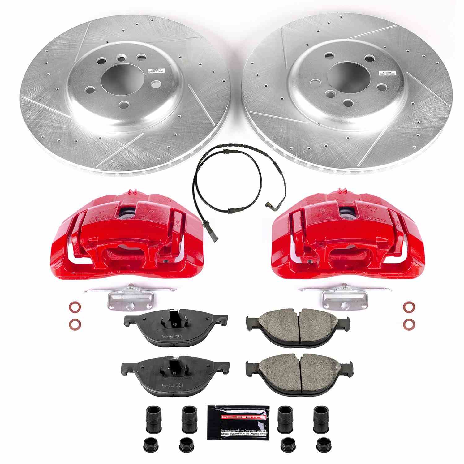 Power Stop 2009 BMW 750Li Front Z23 Evolution Kit w/Cals