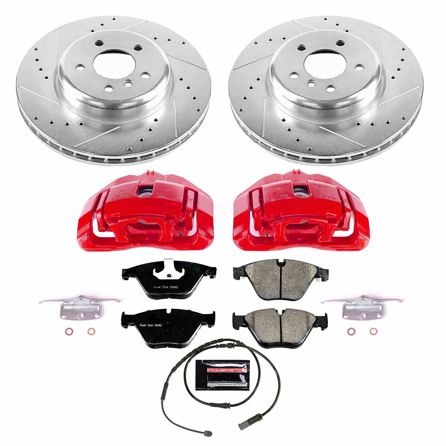 Power Stop 2011 BMW 535i Front Z23 Evolution Kit W/Cals