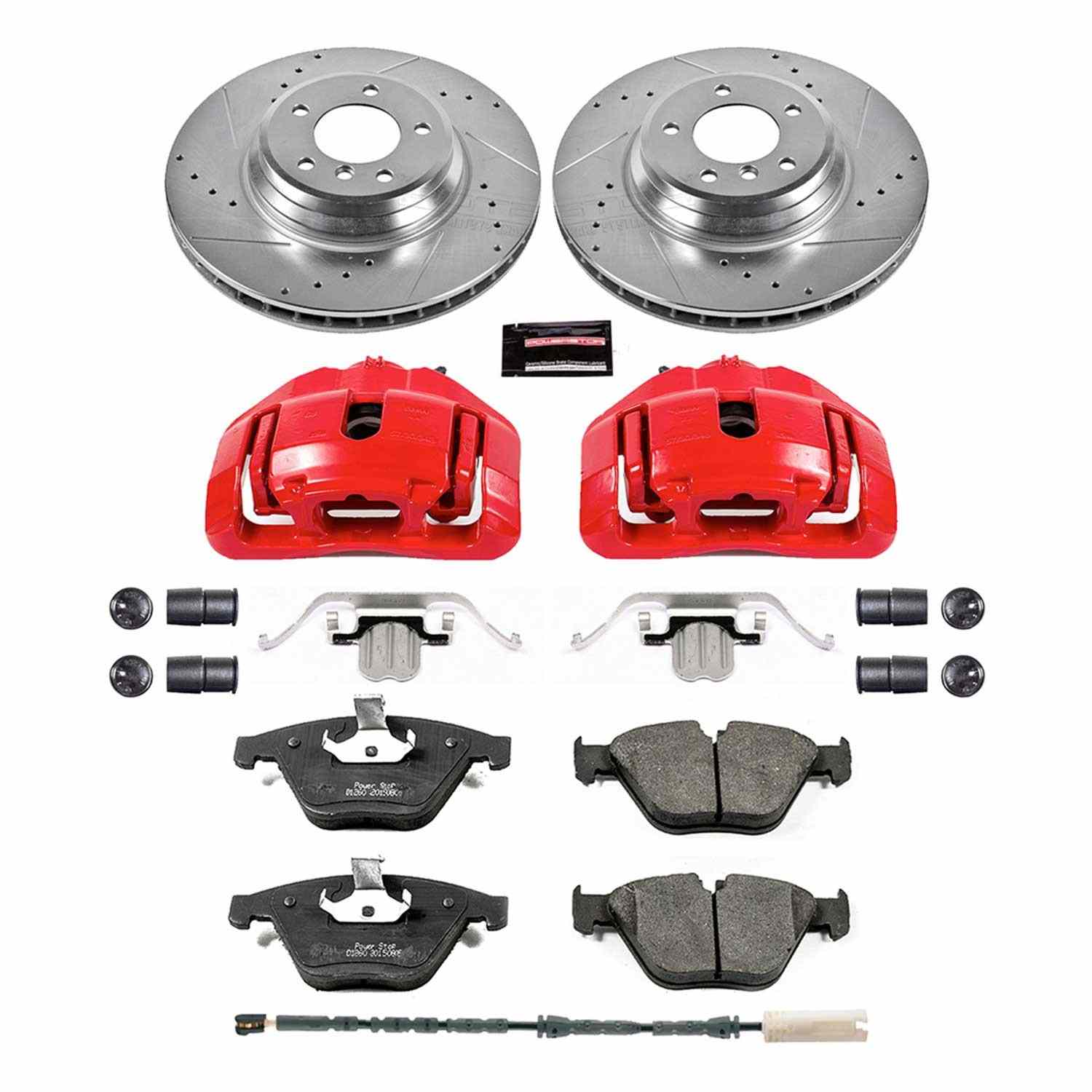 Power Stop 11-13 BMW 335i xDrive Front Z23 Evolution Sport Brake Kit w/Calipers