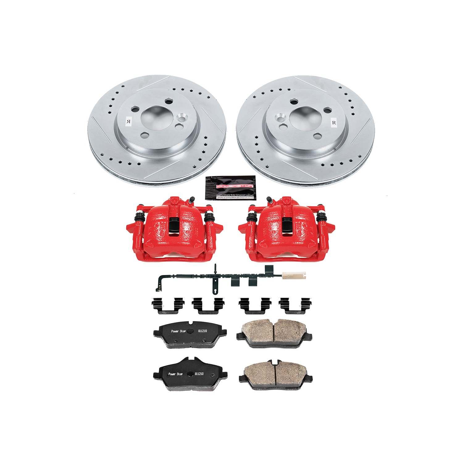 Power Stop 07-10 Mini Cooper Front Z23 Evolution Sport Brake Kit w/Calipers