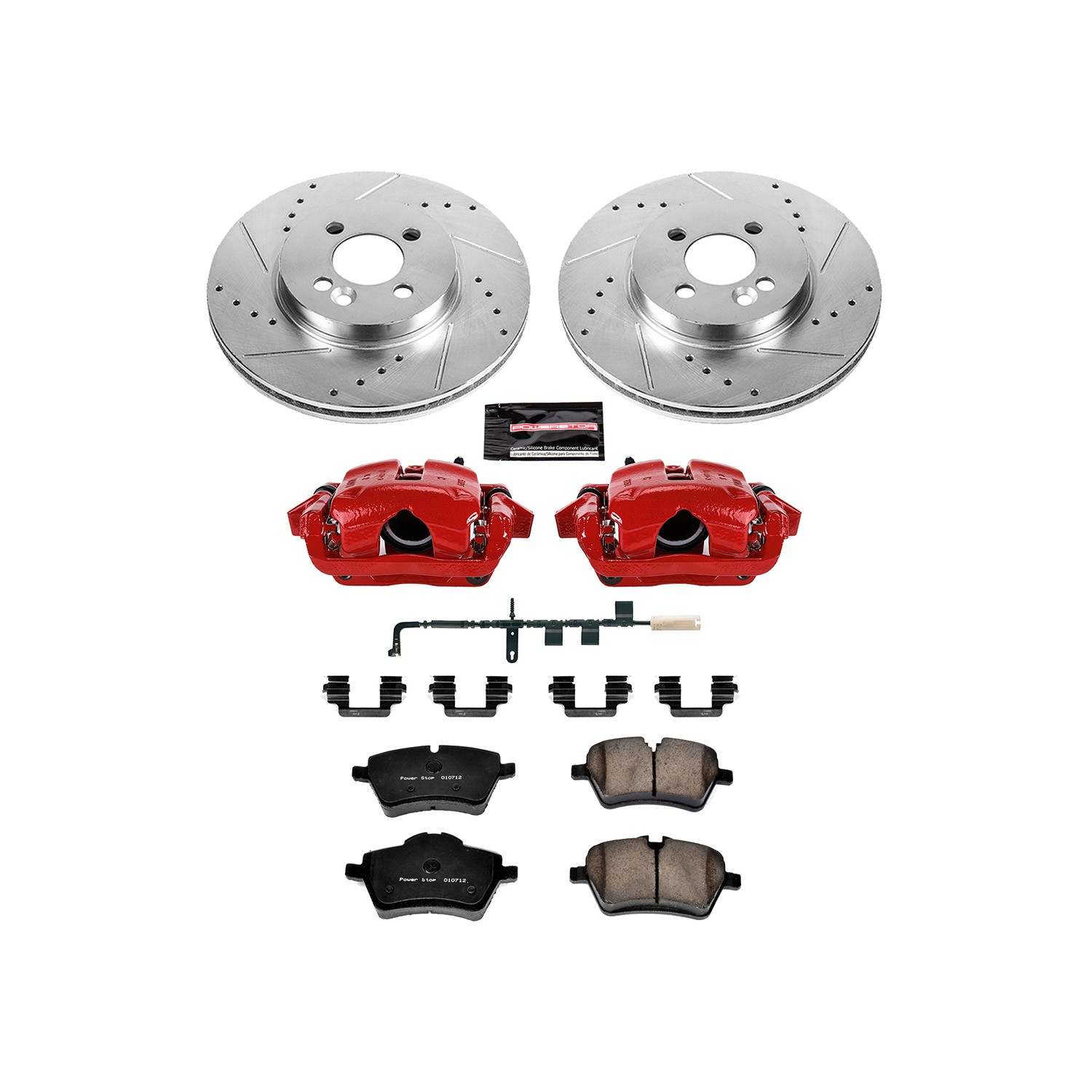 Power Stop 07-10 Mini Cooper Front Z23 Evolution Sport Brake Kit w/Calipers