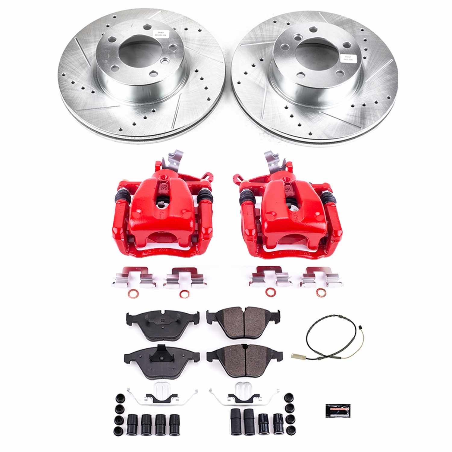 Power Stop 11-12 BMW 328i xDrive Front Z23 Evolution Sport Brake Kit w/Calipers