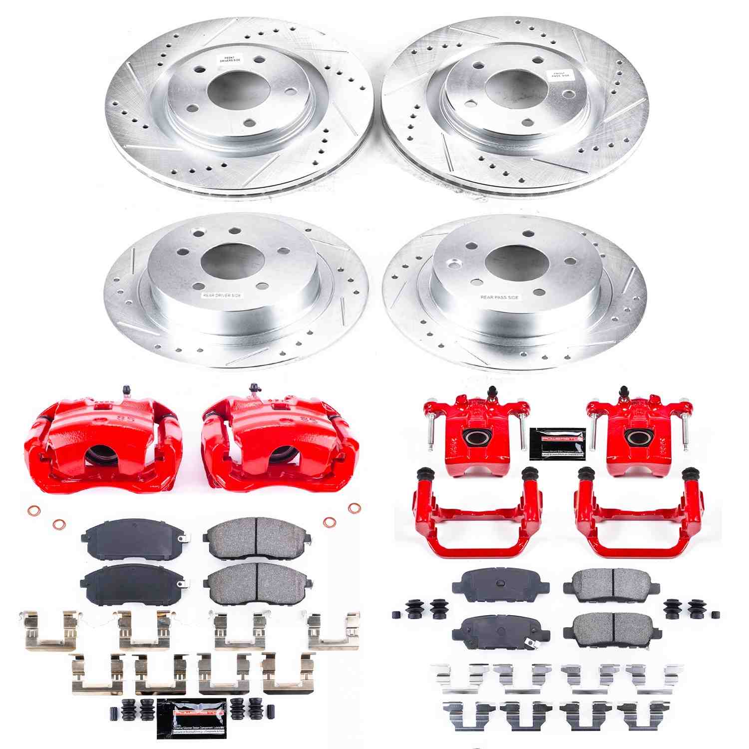 Power Stop 11-17 Nissan Juke Front & Rear Z23 Evolution Sport Brake Kit w/Calipers