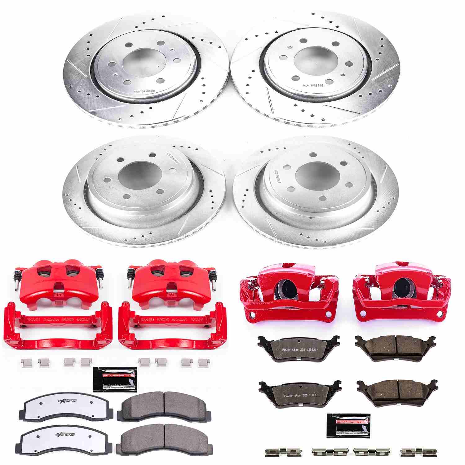 Power Stop 12-18 Ford F-150 Front and Rear Z36 Truck & Tow Kit w/Cals