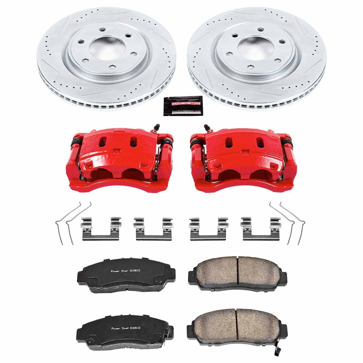 Power Stop 11-13 Infiniti QX56 Front Z23 Evolution Sport Brake Kit w/Calipers