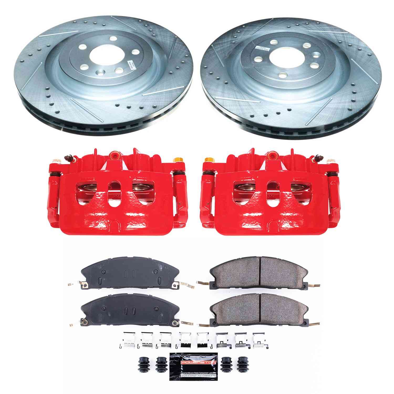 Power Stop 13-19 Ford Explorer Front Z23 Evolution Sport Brake Kit w/Calipers
