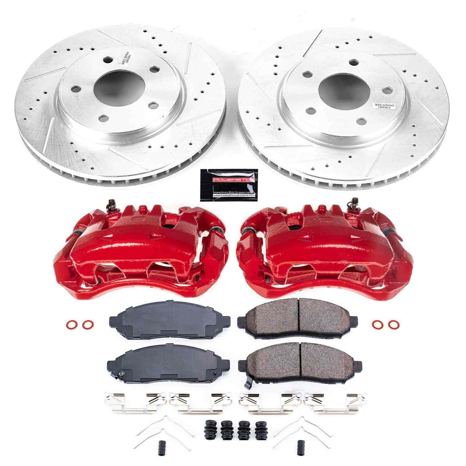 Power Stop 15-17 Chevrolet City Express Front Z23 Evolution Sport Brake Kit w/Calipers