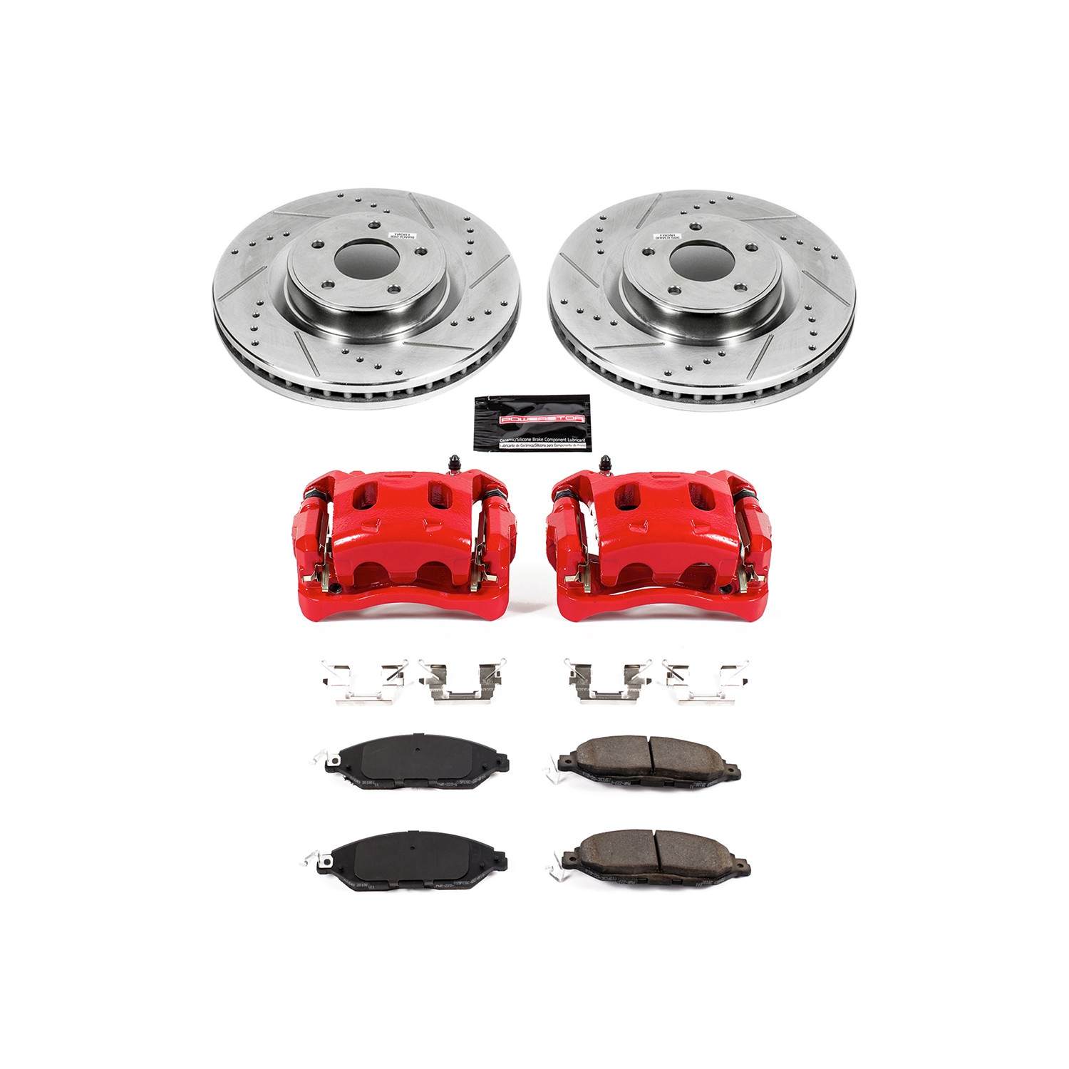 Power Stop 2013 Infiniti JX35 Front Z23 Evolution Sport Brake Kit w/Calipers