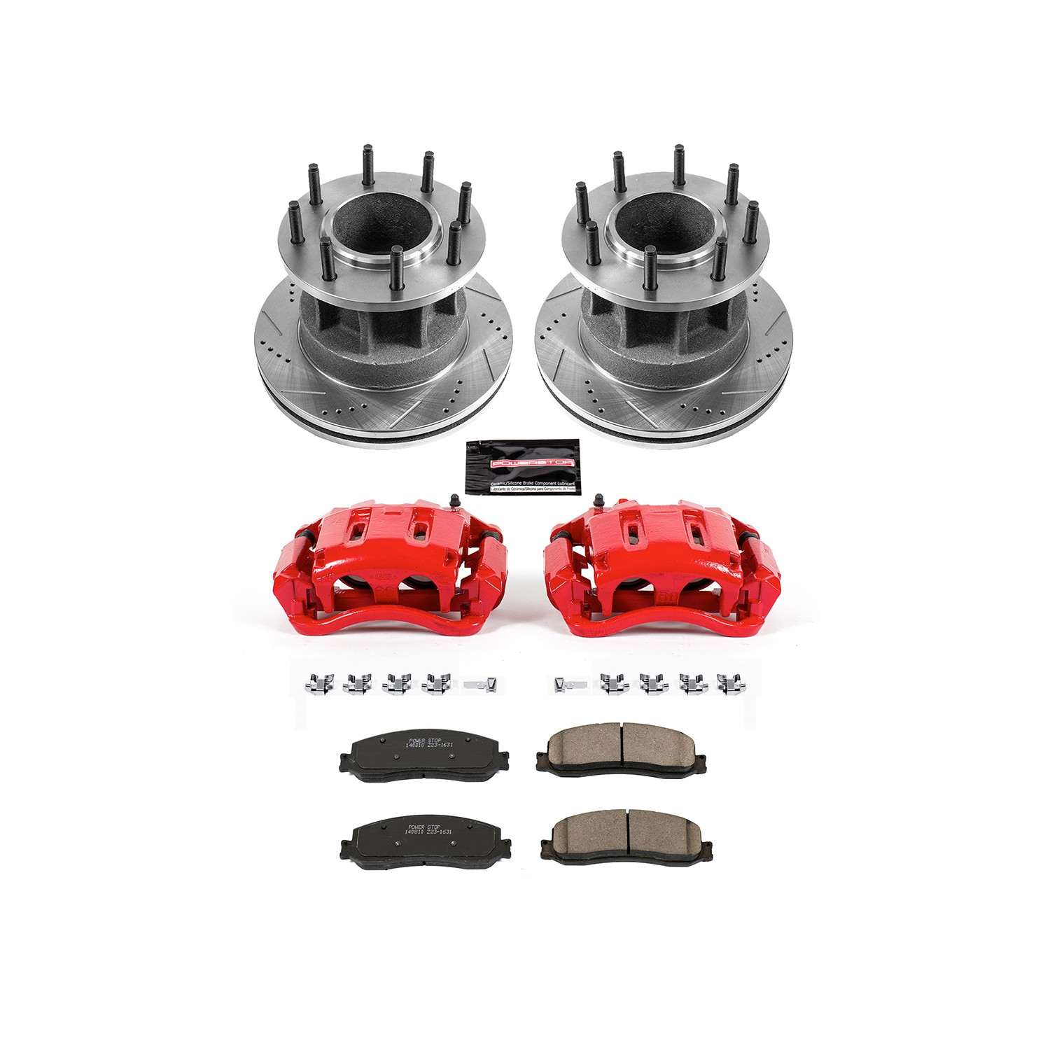 Power Stop 2012 Ford F-350 Super Duty Front Z23 Evolution Kit w/Cals