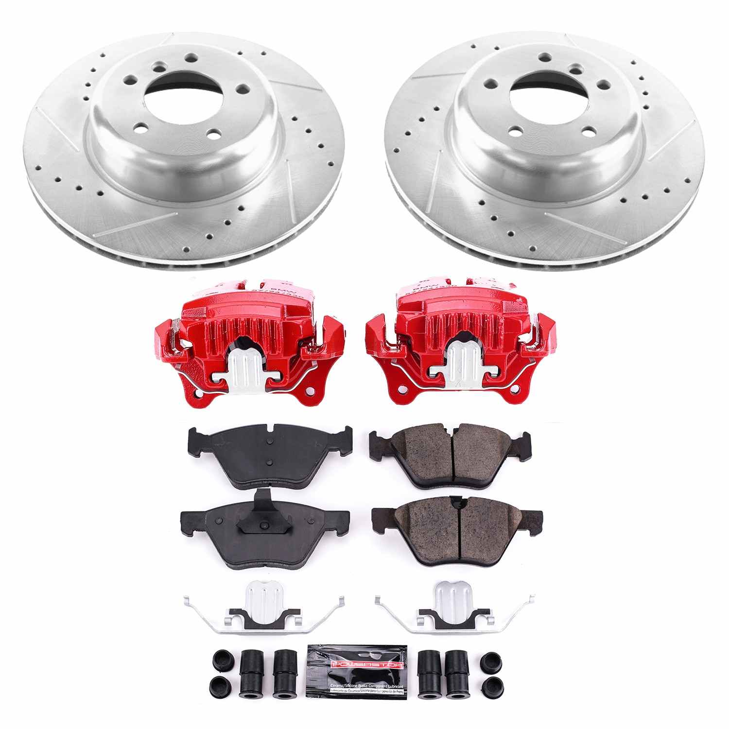Power Stop 09-10 BMW Z4 Front Z23 Evolution Sport Brake Kit w/Calipers