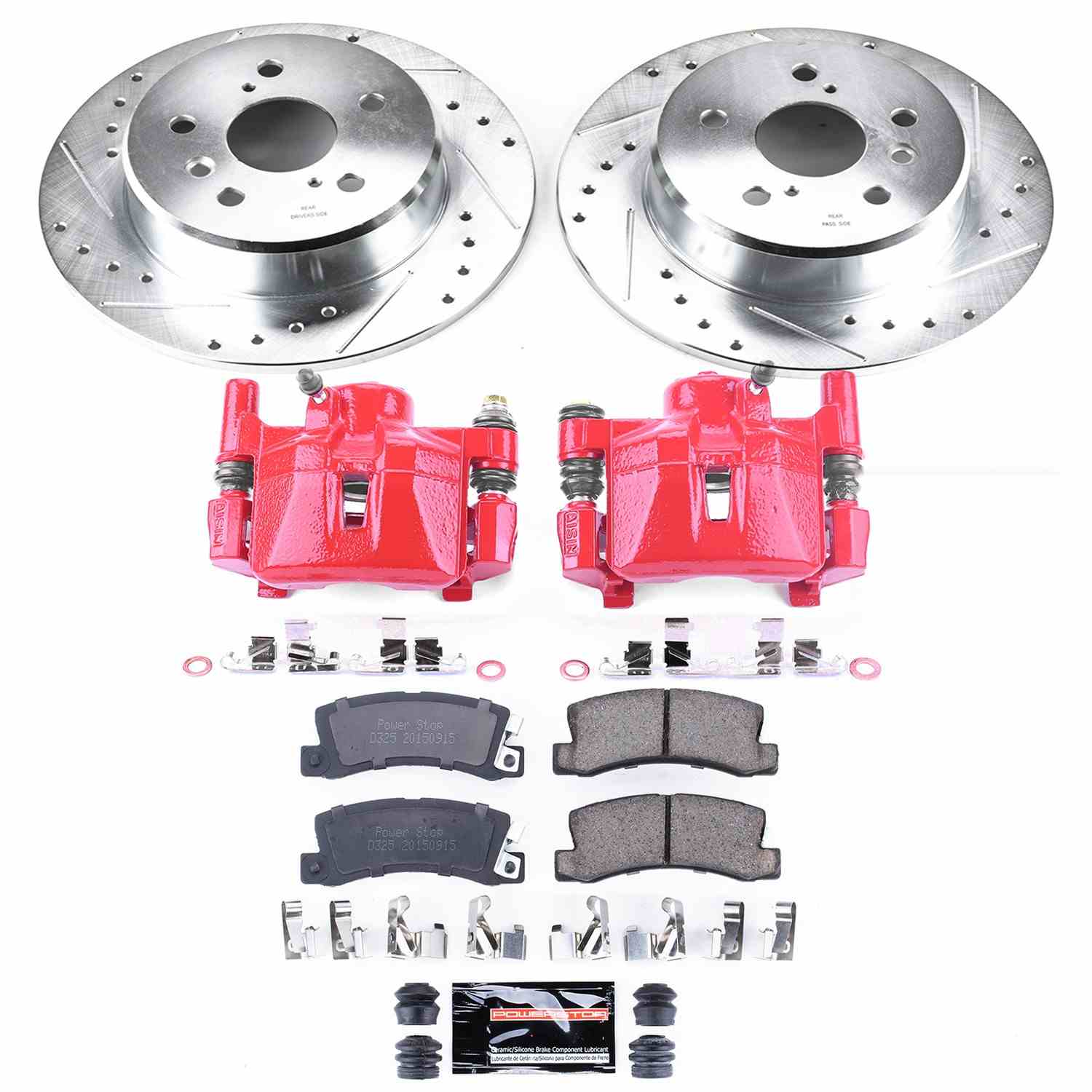 Power Stop 99-03 Lexus RX300 Rear Z23 Evolution Sport Brake Kit w/Calipers