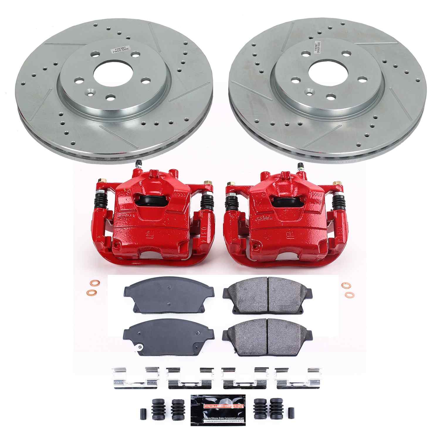 Power Stop 13-17 Buick Encore Front Z23 Evolution Sport Brake Kit w/Calipers