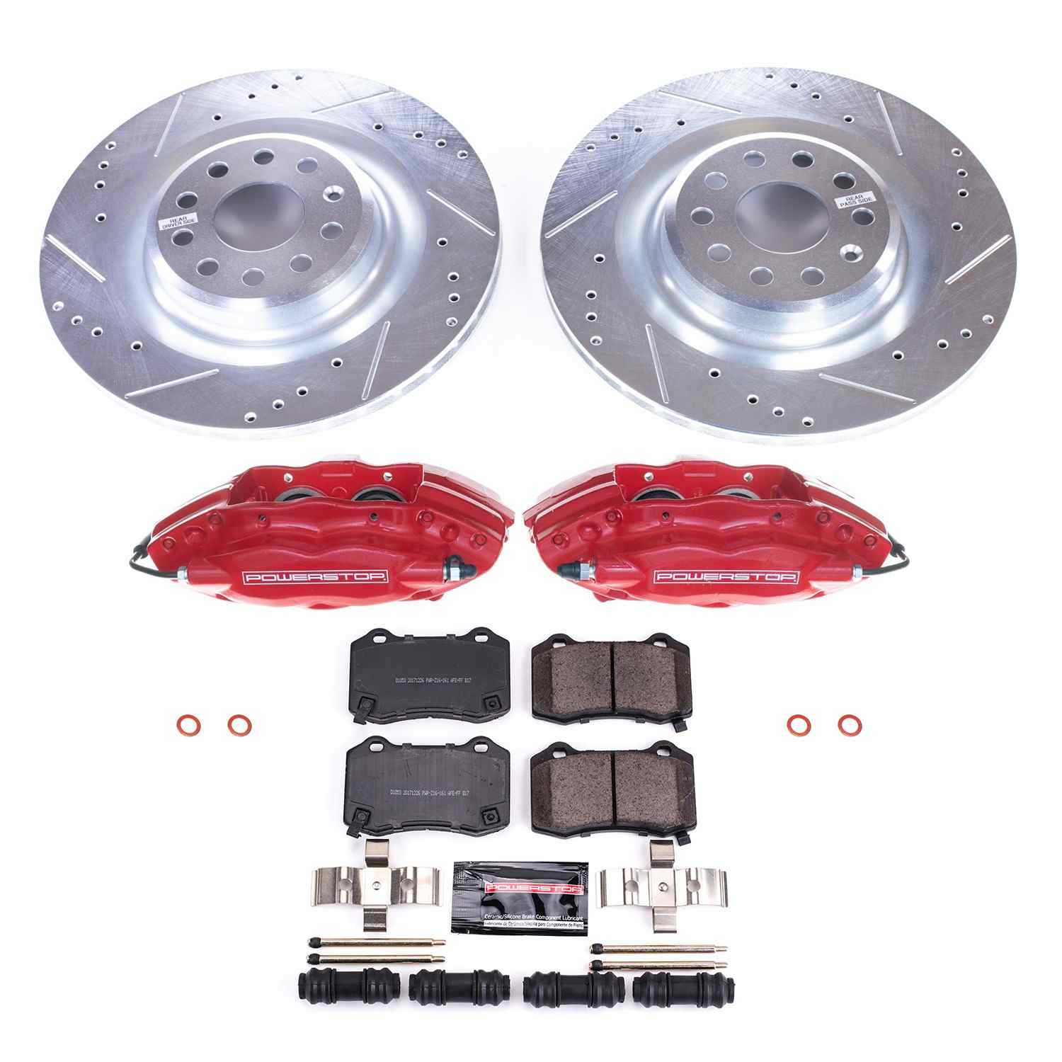 Power Stop 12-16 Tesla S Rear Z23 Evolution Sport Brake Kit w/Calipers