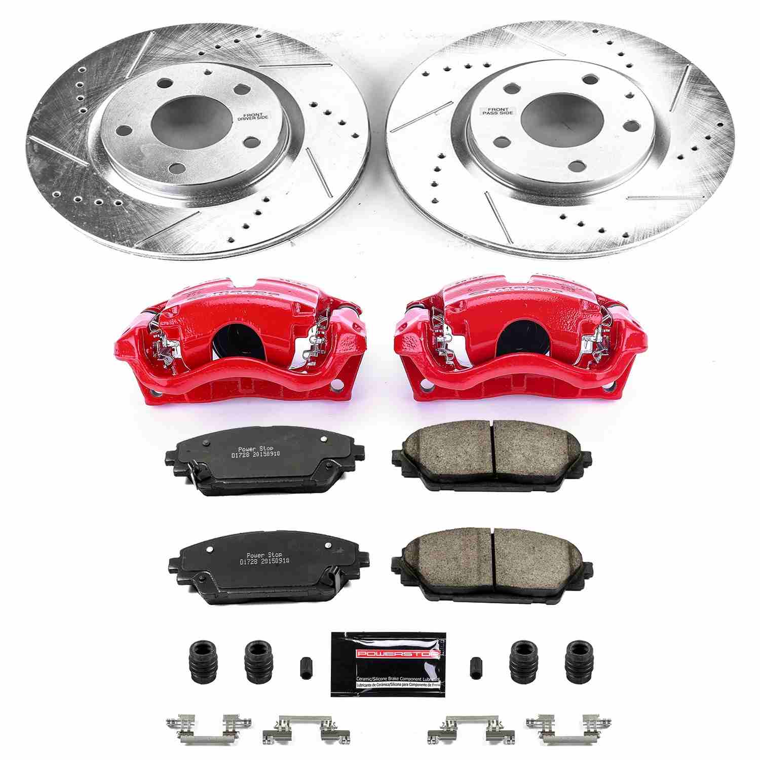 Power Stop 17-18 Mazda 3 Front Z23 Evolution Sport Brake Kit w/Calipers