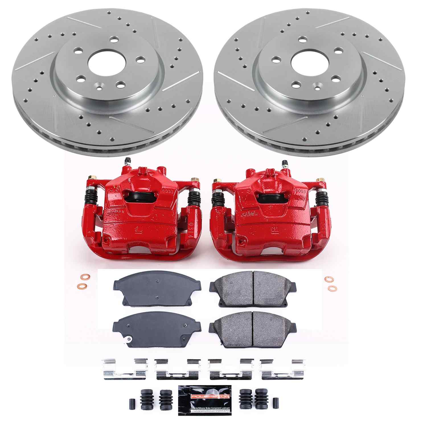 Power Stop 15-16 Chevrolet Trax Front Z23 Evolution Sport Brake Kit w/Calipers