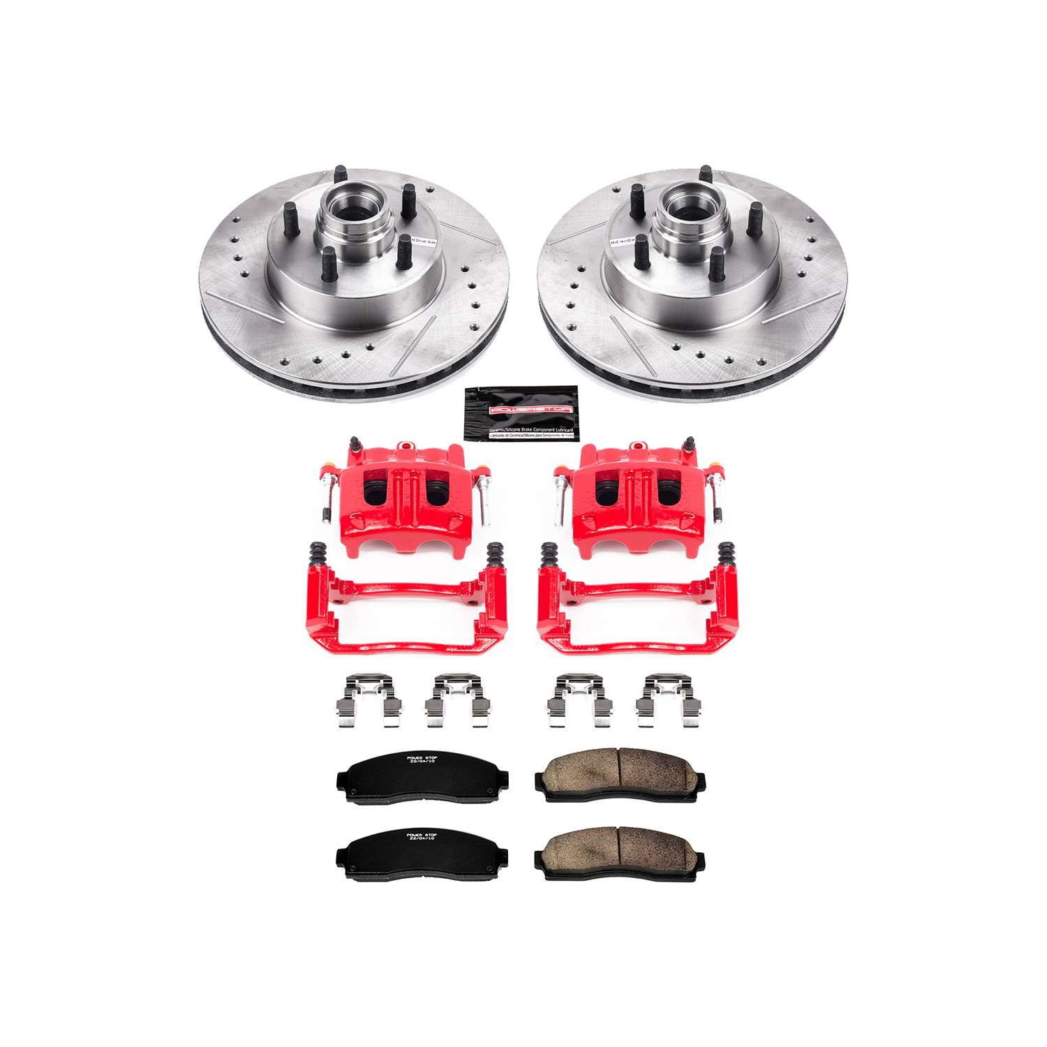 Power Stop 10-11 Ford Ranger Front Z23 Evolution Sport Brake Kit w/Calipers