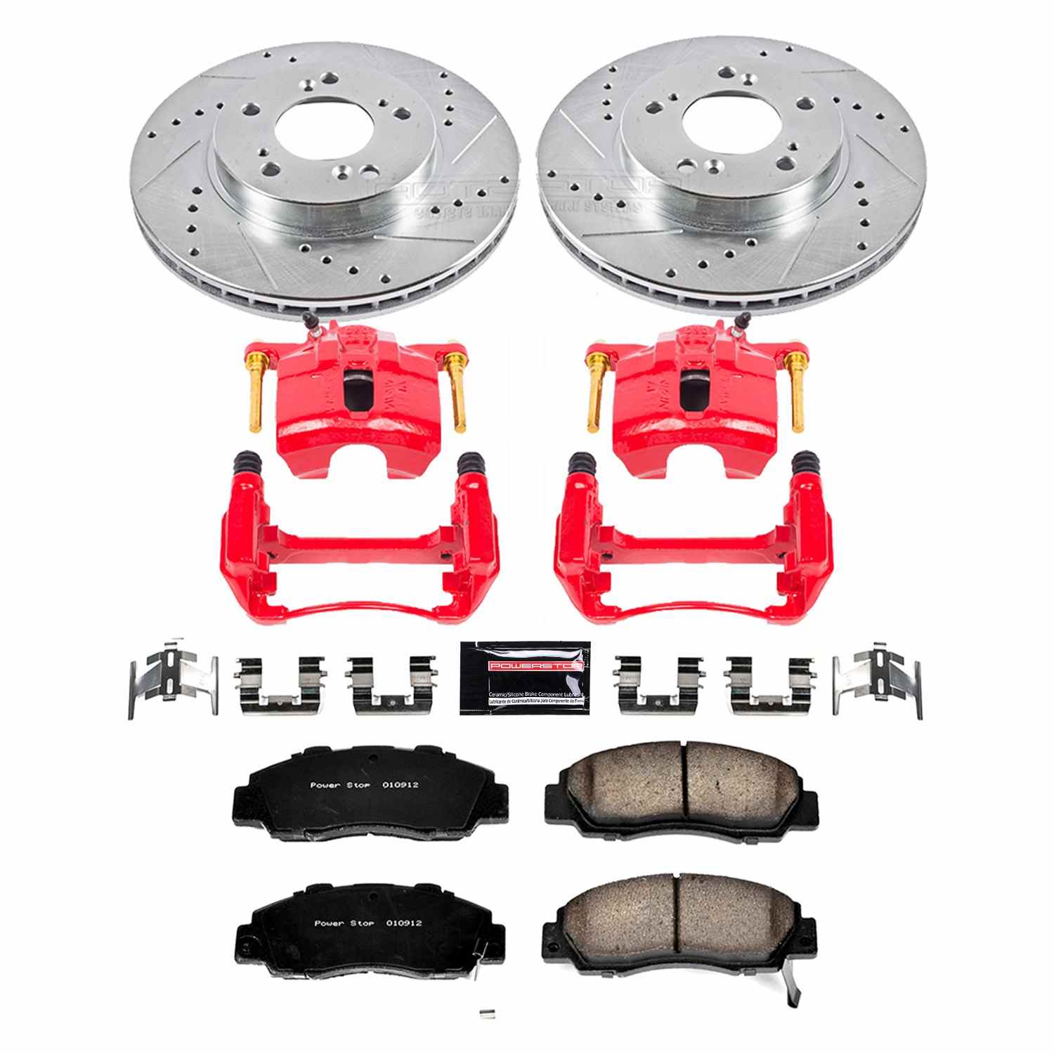 Power Stop 97-01 Acura Integra Front Z23 Evolution Sport Brake Kit w/Calipers