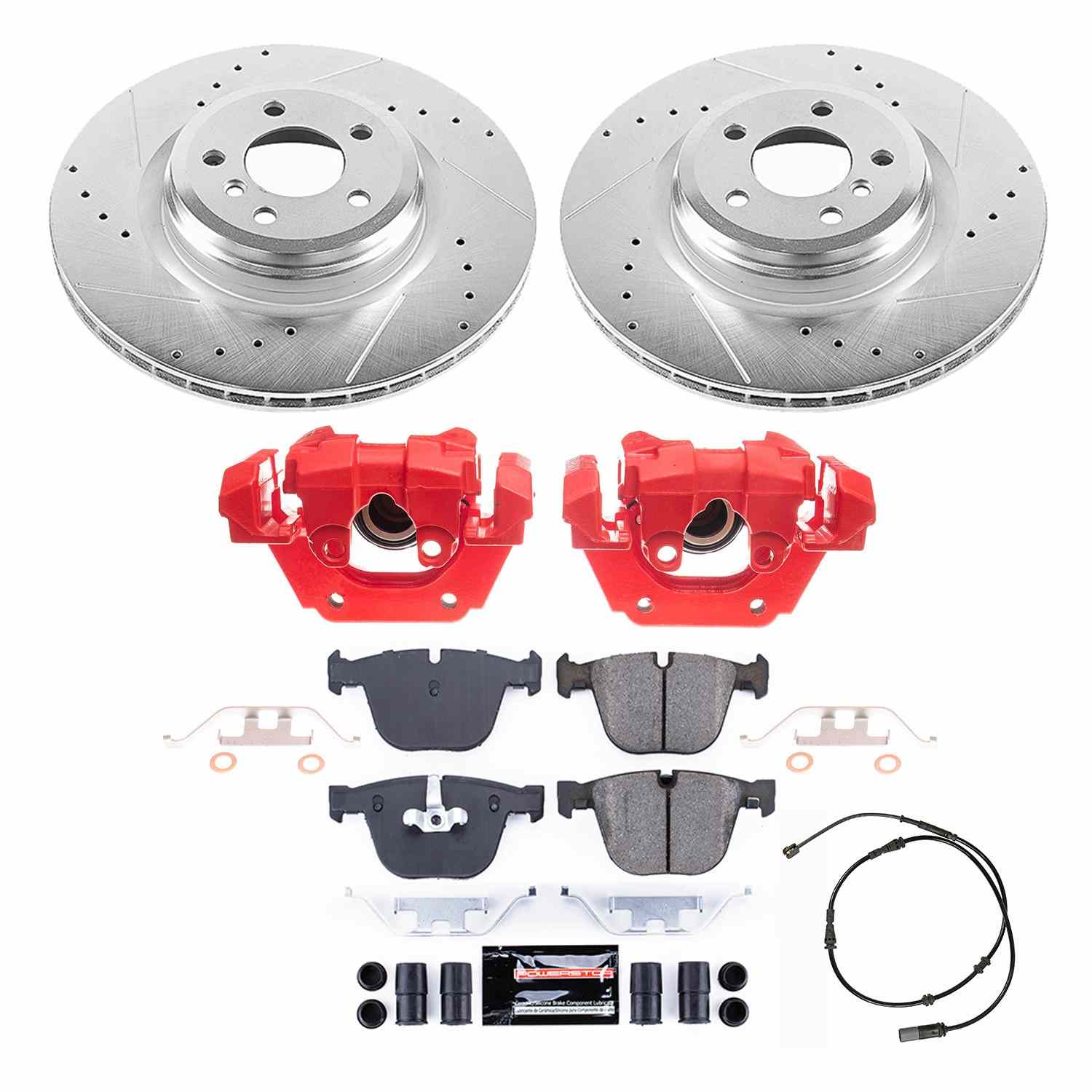 Power Stop 10-15 BMW 750i Rear Z23 Evolution Kit W/Cals