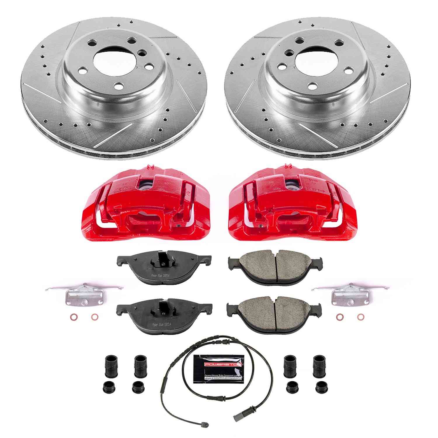 Power Stop 12-13 BMW 528i Front Z23 Evolution Kit W/Cals