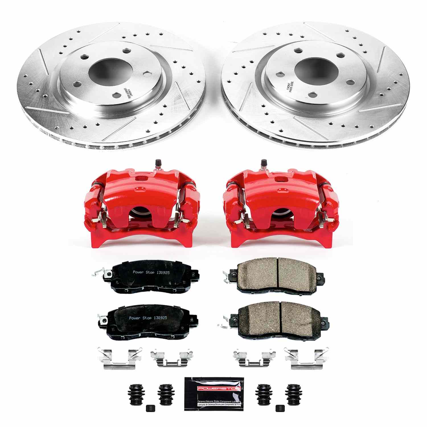 Power Stop 14-17 Nissan Leaf Front Z23 Evolution Sport Brake Kit w/Calipers