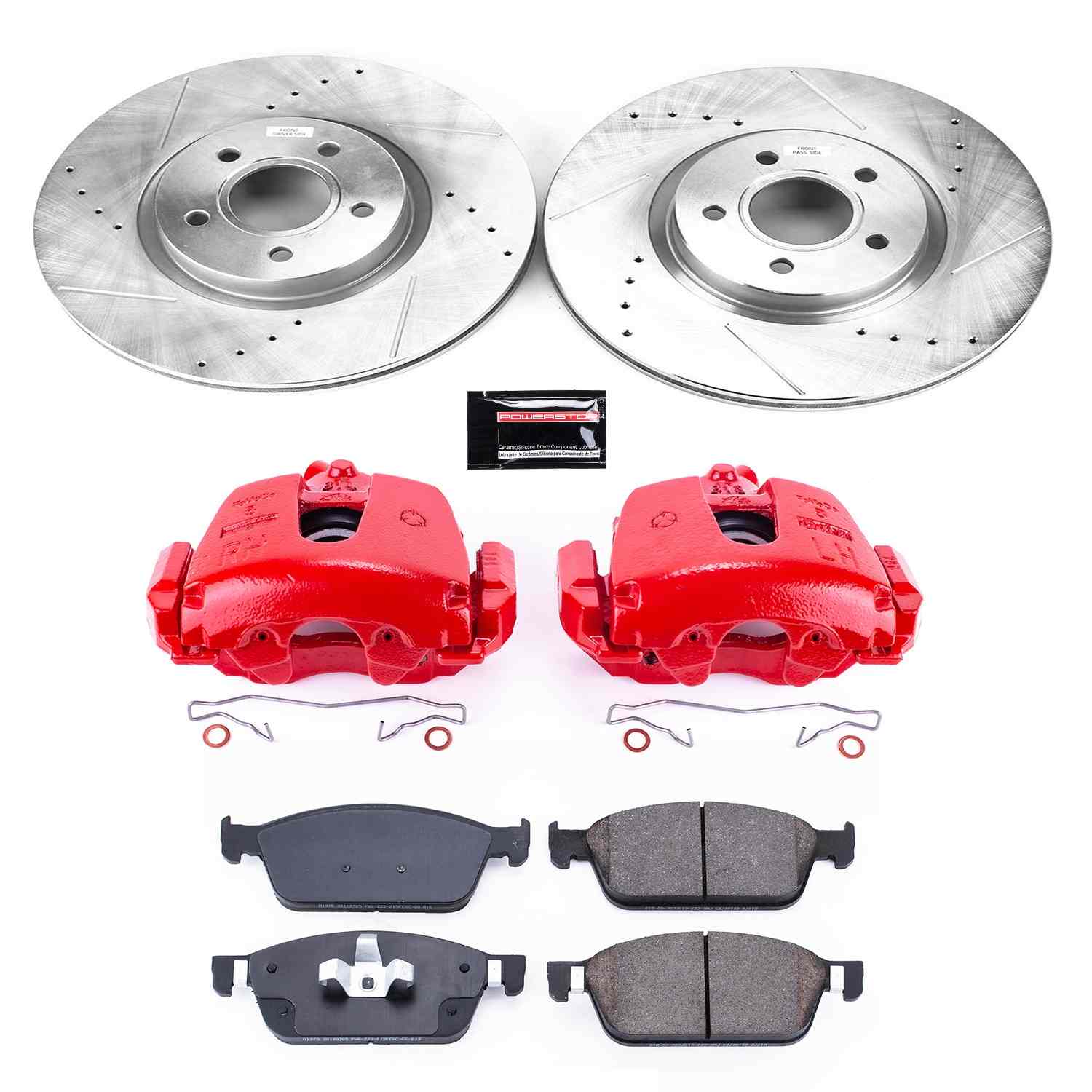 Power Stop 2017 Ford Escape Front Z23 Evolution Sport Brake Kit w/Calipers