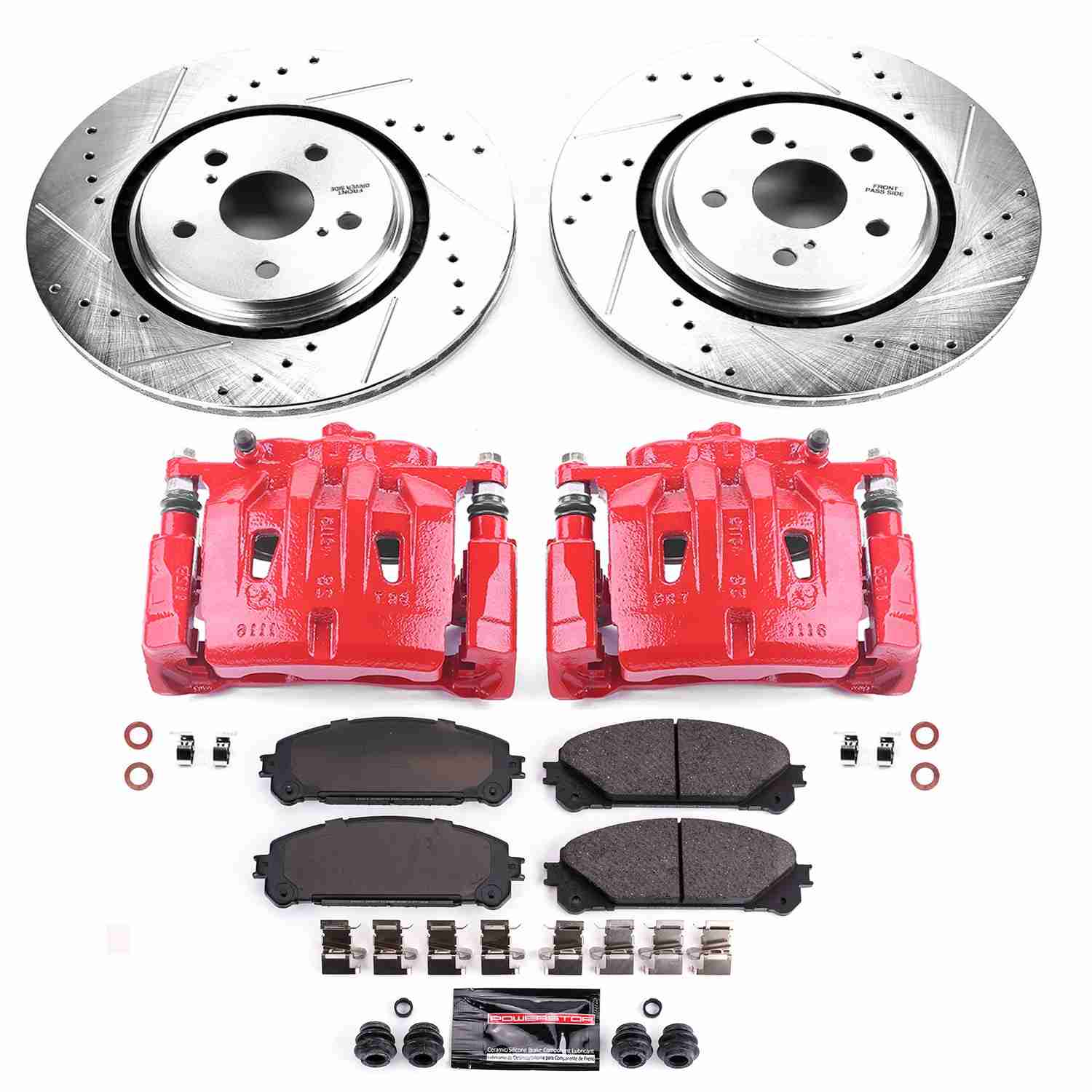 Power Stop 16-18 Lexus RX350 Front Z23 Evolution Sport Brake Kit w/Calipers