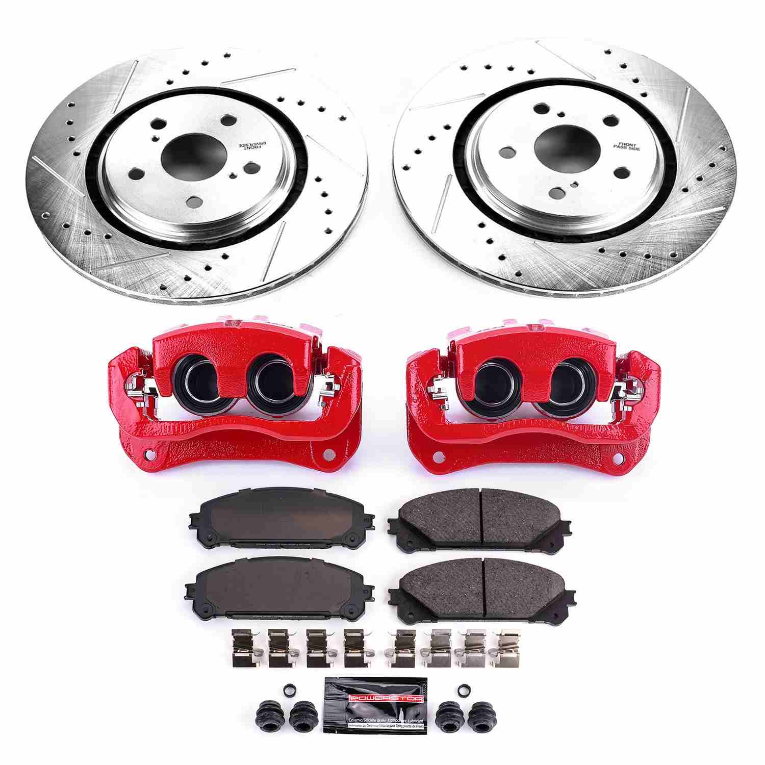 Power Stop 16-18 Lexus RX350 Front Z23 Evolution Sport Brake Kit w/Calipers