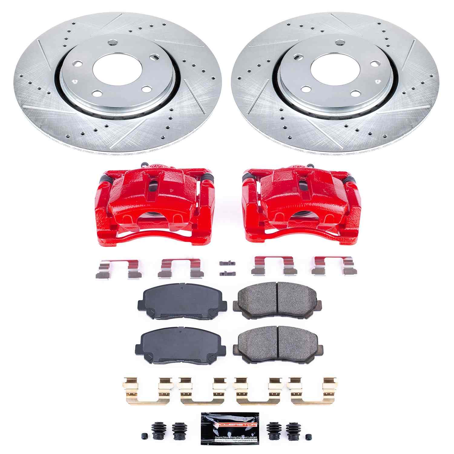 Power Stop 16-18 Mazda CX-5 Front Z23 Evolution Sport Brake Kit w/Calipers