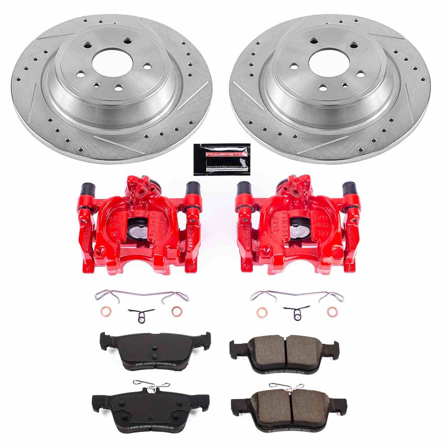 Power Stop 17-19 Ford Escape Rear Z23 Evolution Sport Brake Kit w/Calipers