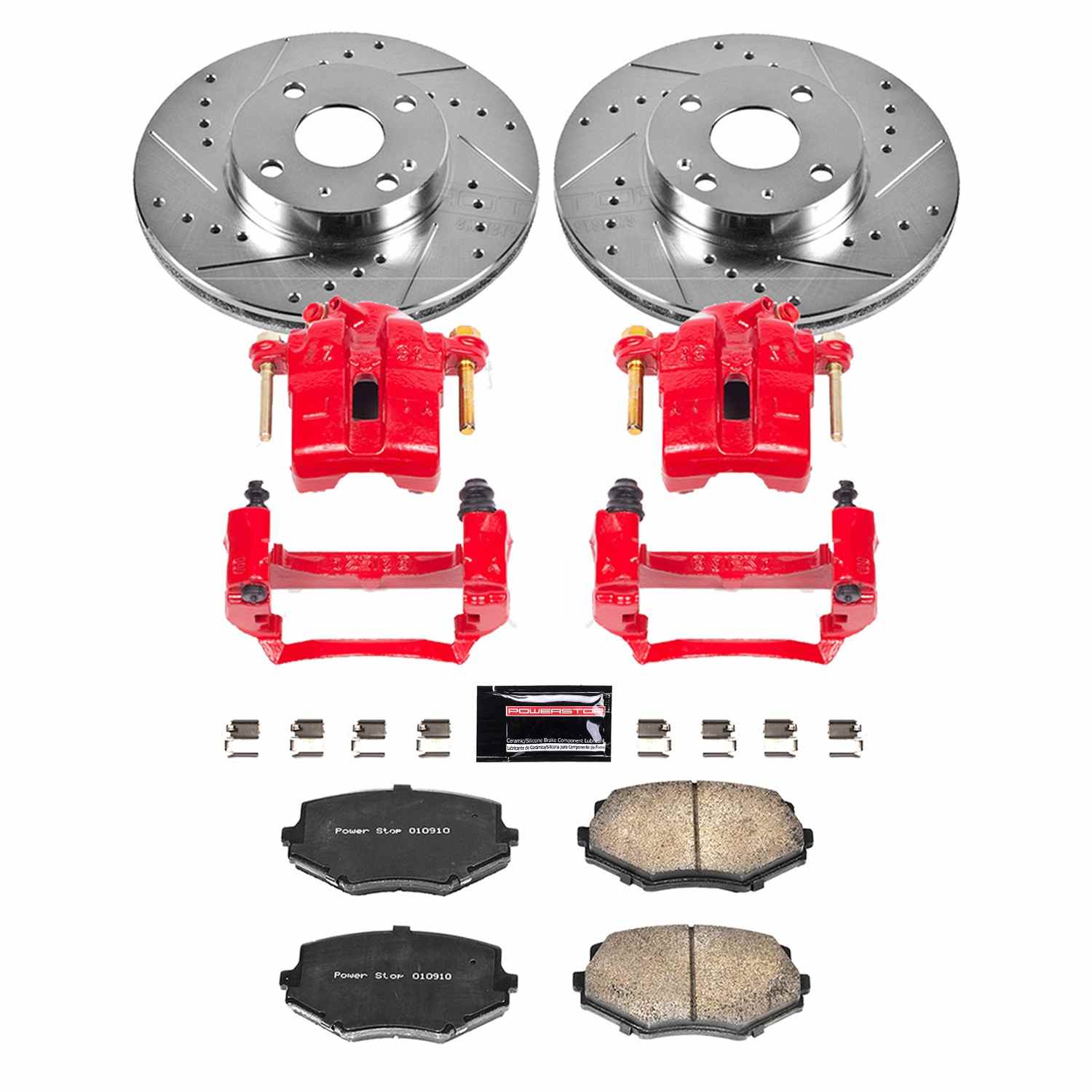 Power Stop 94-97 Mazda Miata Front Z23 Evolution Sport Brake Kit w/Calipers