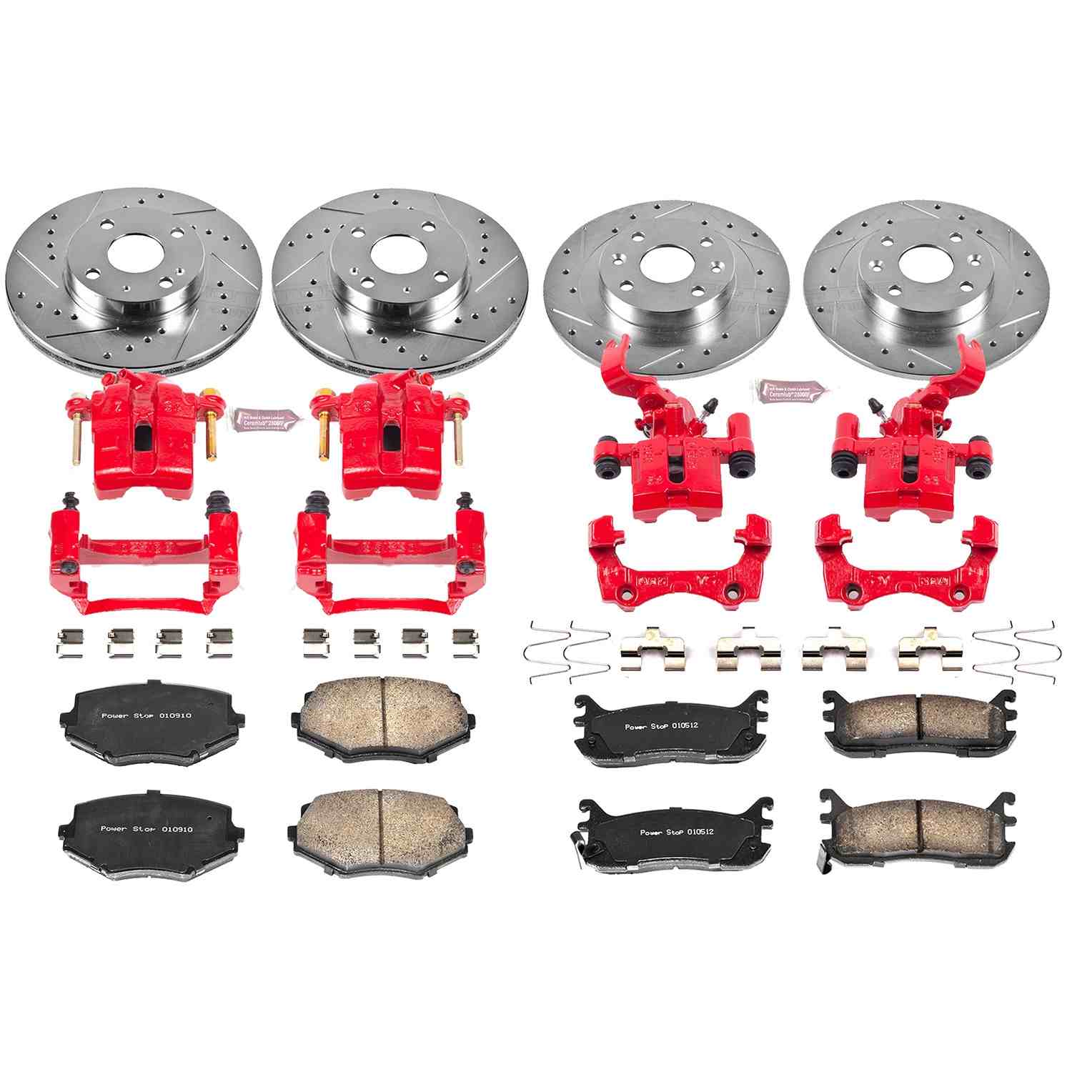 Power Stop 94-97 Mazda Miata Front & Rear Z23 Evolution Sport Brake Kit w/Calipers