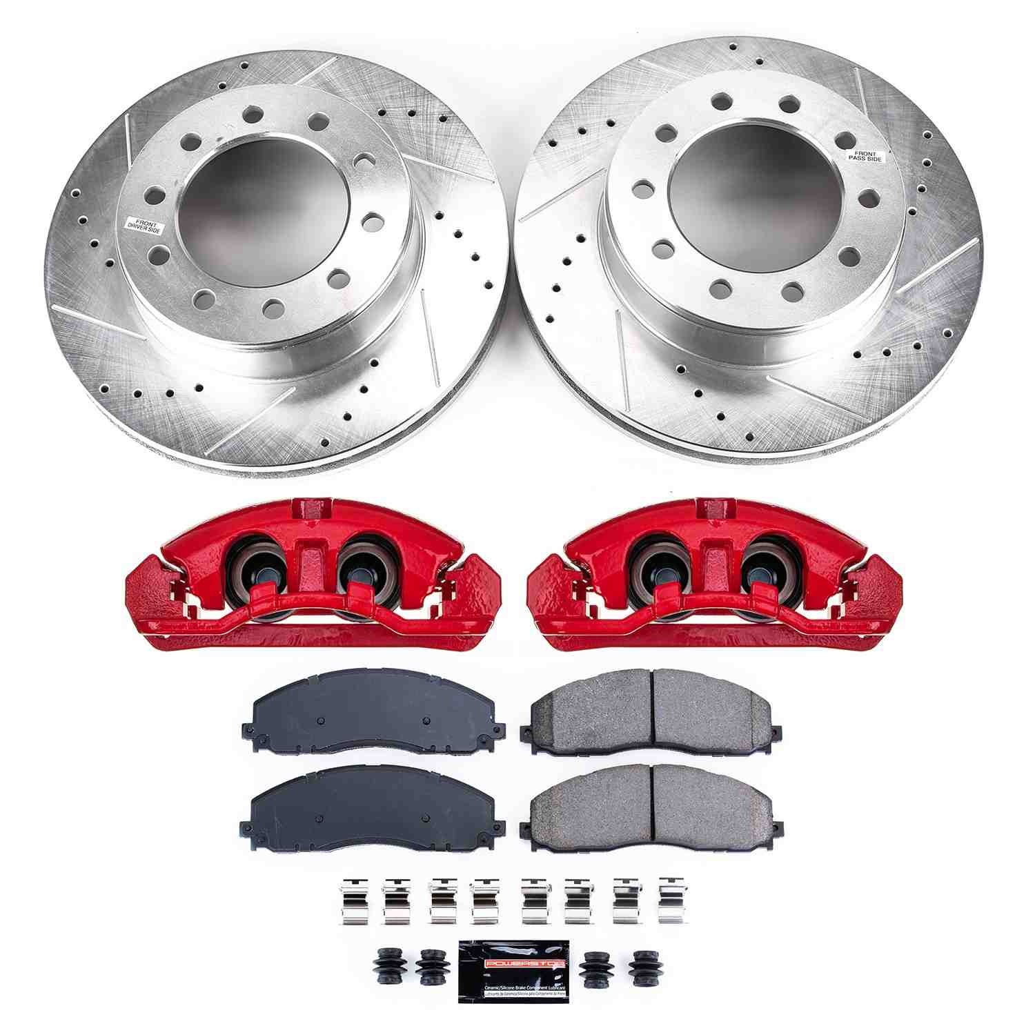 Power Stop 2016 Ford F-350 Super Duty Front Z23 Evolution Kit W/Cals