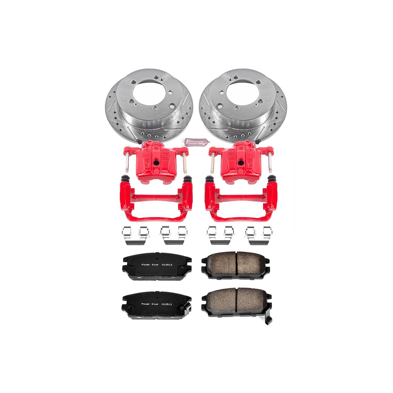 Power Stop 91-93 Dodge Stealth Rear Z23 Evolution Sport Brake Kit w/Calipers